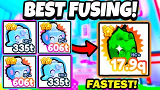 THE BEST FUSING METHOD PET SIMULATOR X KAWAII UPDATE ROBLOX  FASTEST FUSE METHODS [upl. by Enyalb765]