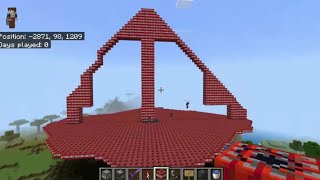 me and my friend create an atomic bomb in Minecraft minecraft minecraftexperiments [upl. by Alya632]