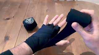 How to Wrap Your Hands For Boxing Better Method [upl. by Eadrahs]