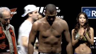 UFC RIO Shogun vs Griffin Weigh In Highlight [upl. by Ellingston331]