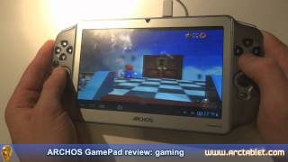 ARCHOS GamePad review gaming [upl. by Aretse413]