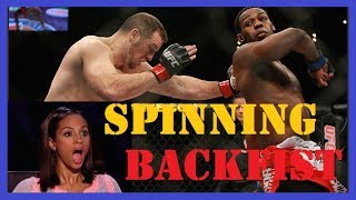 Spinning Backfist Knockouts Part 1 [upl. by Soelch]