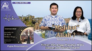 HIKMAT PAGI  Rabu 2 Oktober 2024  Pdt Angga Prasetya MDiv [upl. by Aiehtela]