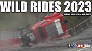 WILD RIDES 2023 WRECKS WHEELSTANDS AND MORE [upl. by Moody]