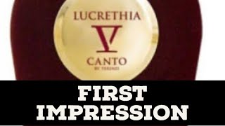 V CANTO by TIZIANA TERENZI  REVIEW OF LUCRETHIA amp STRAMONIO  PAM JORDAN [upl. by Warram]