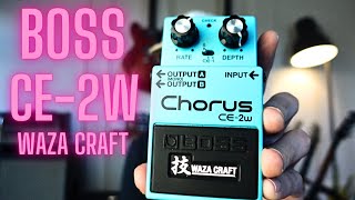 Boss CE 2W  How I use this Classic Chorus Pedal [upl. by Borlase]