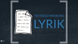 Textbeschreibung Lyrik [upl. by Lisk]