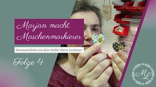 Marjan macht Maschenmarkierer – Folge 4 Häkelkörbchen Origamipapier amp viele Holzmaschenmarkierer [upl. by Kee]