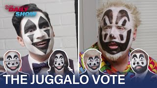 Who Will Juggalos Vote for Troy Iwata Visits Gathering of the Juggalos to Find Out  The Daily Show [upl. by Aicenat]