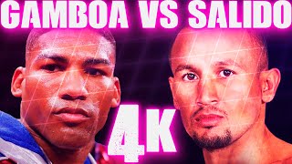 Yuriorkis Gamboa vs Orlando Salido Highlights 4K [upl. by Irbmac]