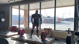 Christmas Day Deadlifts 2022 Ernie Lilliebridge JR [upl. by Yrocaj]