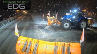 ❄️Snow Plowing ❄️ Winter service  17122022  Unimog U400 winterdienst viral winter [upl. by Hakan361]