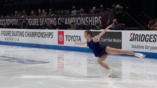 Mariah BELL 🇺🇸  Short Program  2022 US Figure Skating Championships [upl. by Llewoh506]