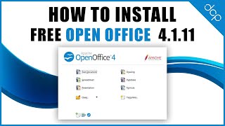 How to download and install Free OpenOffice 4111  OpenOffice 2021 Tutorial [upl. by Weaver]