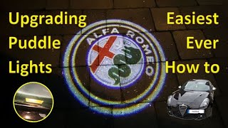 Alfa Romeo Giulietta Puddle Light Upgrade [upl. by Anderson]