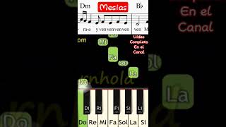 Mesías Averly Morillo Piano Tutorial Notas Teclado Partitura [upl. by Compte]