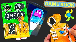 DIY Roblox DOORS Game Book Create Your Own Adventure with StepbyStep Tutorial Easy Paper crafts [upl. by Aymik846]