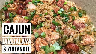 Cajun Jambalaya Recipe  Spicy Wine Pairing with 2020 Turley Whitney Tennessee Zinfandel [upl. by Barrie]