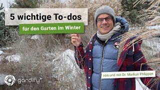 Jetzt nicht verpassen – 5 wichtige Garten ToDos im Winter  mit Frostschutz und Schutzanstrich [upl. by Auston]