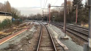 Cab ride SNCB gare de Tournai [upl. by Teresina]