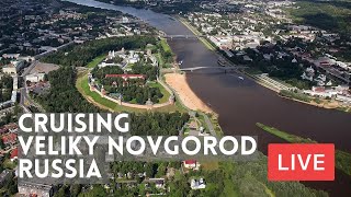 Cruising around VELIKY NOVGOROD Russia LIVE [upl. by Audrye173]