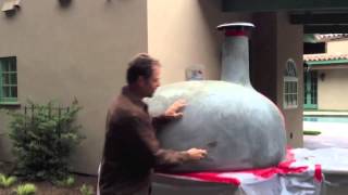 How to stucco a pizza oven [upl. by Scopp]