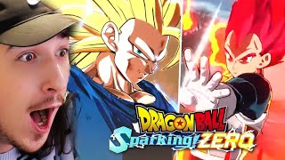 NEW SPARKING ZERO GAMEPLAY REACTION Dragon Ball Sparking Zero [upl. by Bainter]