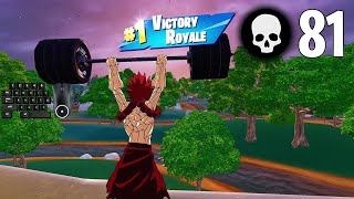 81 Elimination Solo Vs Squads quotZero Buildquot Wins Full Gameplay Fortnite Chapter 4 Season 4 [upl. by Faunie]