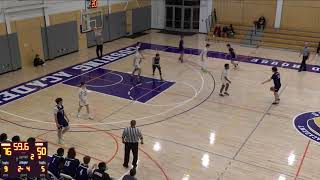 Cushing Academy vs Winchendon School Boys Varsity Basketball [upl. by Sedgewick]