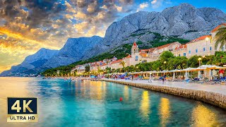 Makarska Riviera Croatia 🇭🇷 4K Bike and Walking Tour 2022 [upl. by Ttcos]