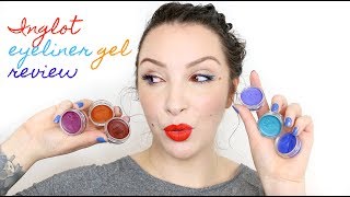 My Inglot AMC Eyeliner Gel collection amp rave review [upl. by Eiramnna]