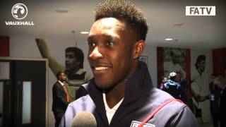 Danny Welbeck talks through his part in first 2 goals England vs Montenegro 41 [upl. by Bax]