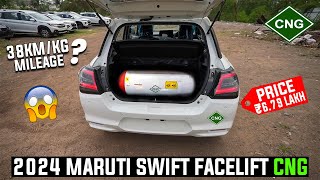 2024 Maruti Suzuki Swift CNG Facelift Model Launch Ready 💥 Swift CNG Price amp Mileage [upl. by Anneh]