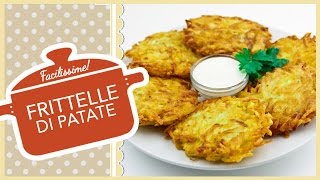 FRITTELLE DI PATATE  ROSTI  Potato Pancakes sub eng [upl. by Sakmar]