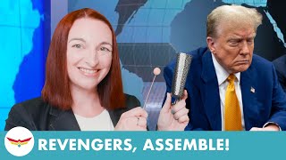 This weeks comedy news Revengers assemble at Trumps trial [upl. by Oironoh]