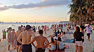 This is BORACAY White Beach on February 17 2024 Daming Tao From Station 3 to Station 1 [upl. by Michale]