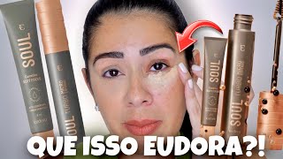 NOVIDADES EUDORA  CORRETIVO SOFT FOCUS  MASCARA TURBO MICRO FIBRA [upl. by Marley]