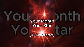 Which Star Represents Your Month  Your Month Your Star aigeneratedart aiartanimation [upl. by Eelaroc]