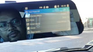 Vehicle Blackbox DVR mirror dashcam recorder overview [upl. by Iaw]