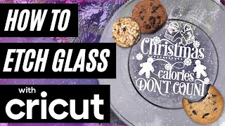 GLASS ETCHING WITH CRICUT  HOW TO ETCH GLASS AT HOME  GLASS ETCHING CREAM [upl. by Court]