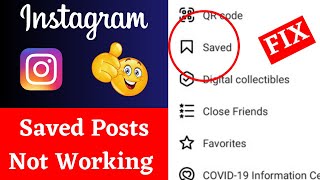 instagram saved posts not working  instagram save post problem  instagram saved posts not opening [upl. by Vadnee]