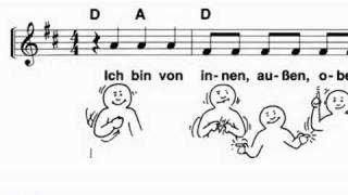 Ich bin von innen außen oben unten  Kinderlied  Songtext  Kostenlos  SermonOnline [upl. by Oremoh361]