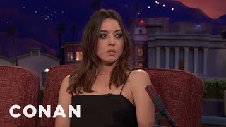 Aubrey Plaza Explains The Origins Of Her EvilHag Handle  CONAN on TBS [upl. by Ahsimit115]