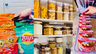 Restock Refill Organizing Pantry Fridge Snacks Candy Laundry Satisfying ASMR Tiktok Compilation [upl. by Ute]