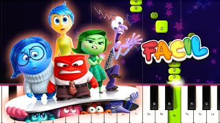 Bundle of Joy From  Inside Out Piano Tutorial FACIL  EASY [upl. by Htepsle]