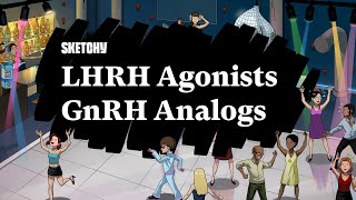 GnRH Analogs amp LHRH Agonists Uses amp Risks Full Lesson  Sketchy Medical  USMLE Step 1 [upl. by Seagraves]