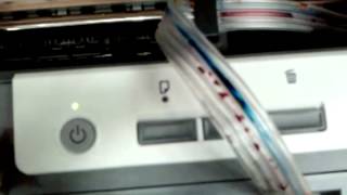 installing the CISS in the Epson T1100 [upl. by Leahcimal]