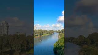 Rivers rowing Hayarkon Tel Aviv  israel vlog vlogmusic vlogs youtubeshorts israeli music [upl. by Jarrell510]