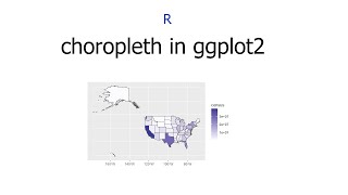 Choropleth in ggplot2 [upl. by Alleynad]