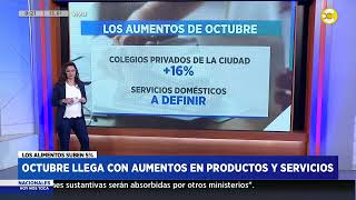 Octubre llega con aumentos en productos y servicios │ HNT con Hugo Macchiavelli │ 021023 [upl. by Gweneth547]